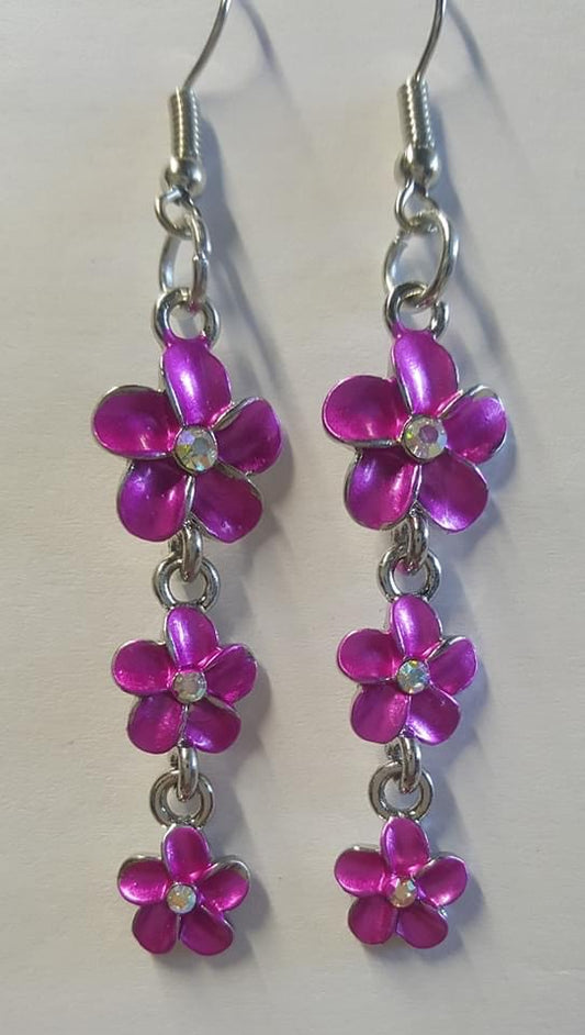 Plumeria Earrings