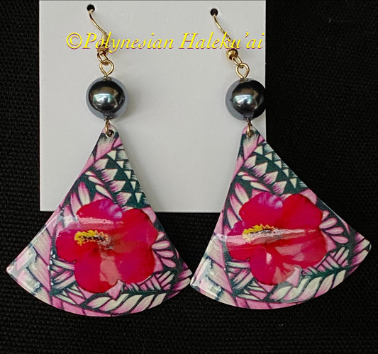 Hibiscus Earrings