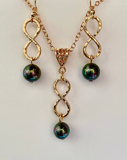 Hammered Infinity Set
