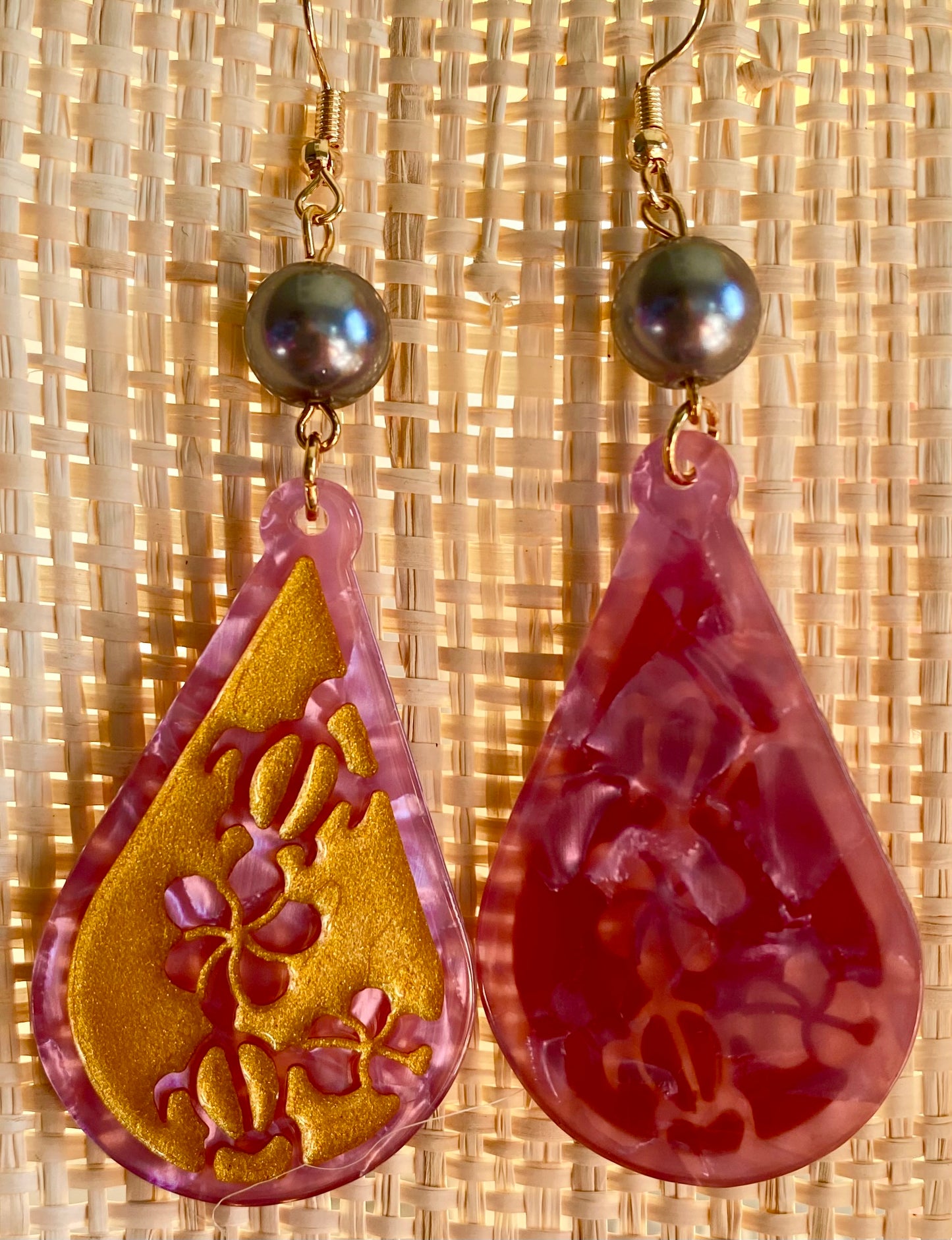 Turtle Shell Earrings