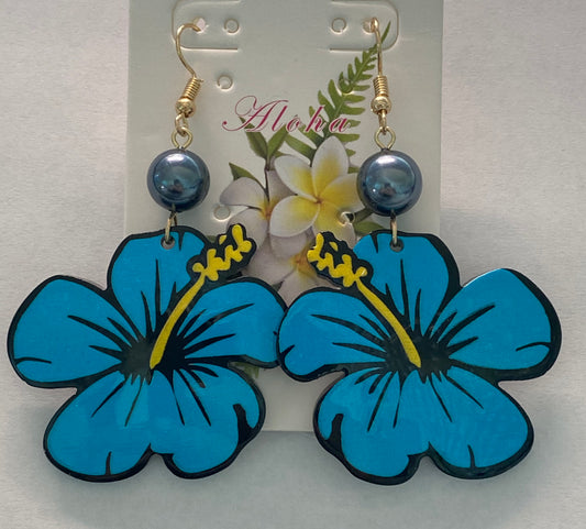 Hibiscus Earrings