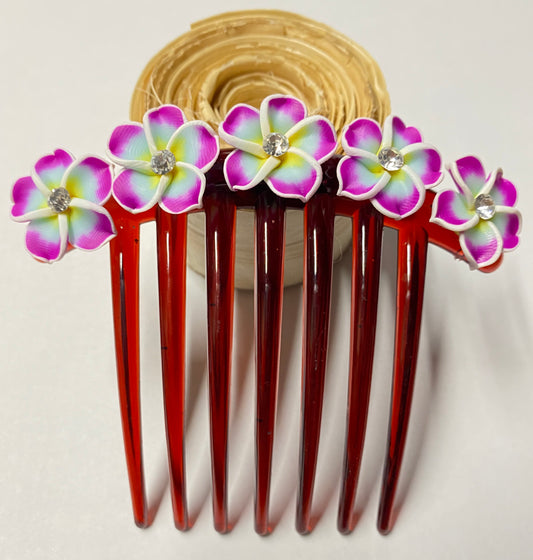 Flower Haircomb