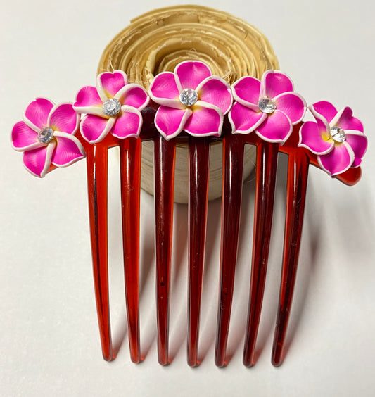 Flower Haircomb