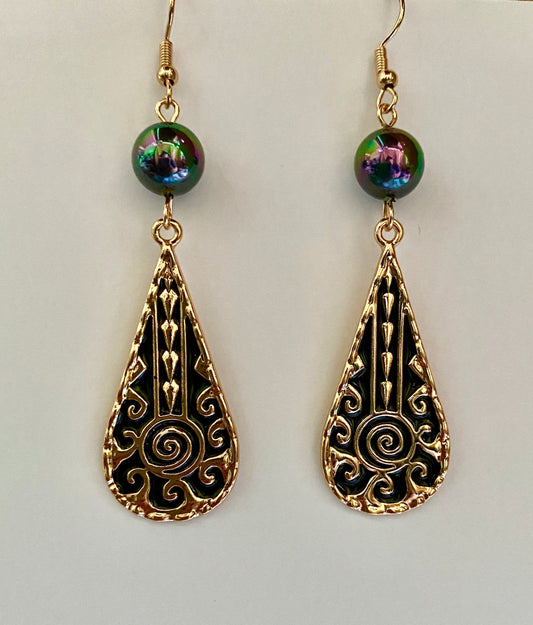 Teardrop Tribal Earrings