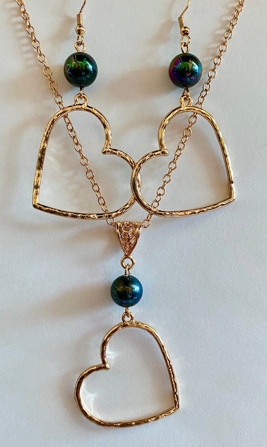 Hammered Heart Set