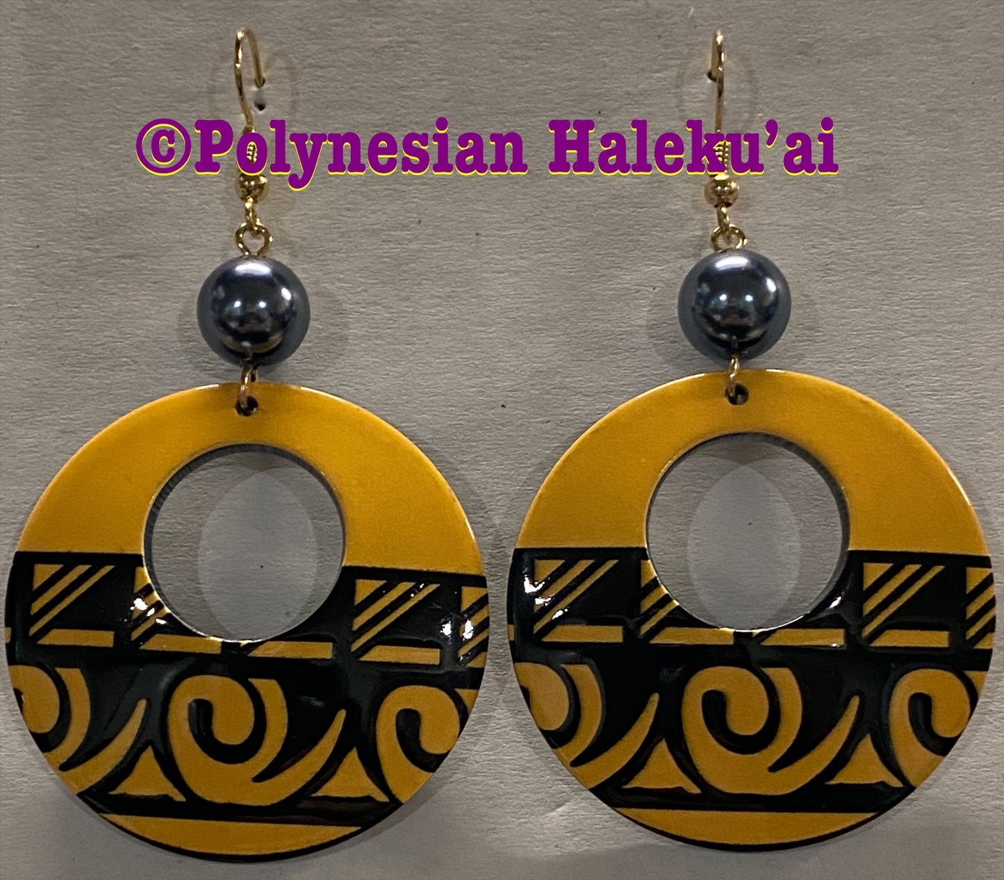 Tribal Round Earrings