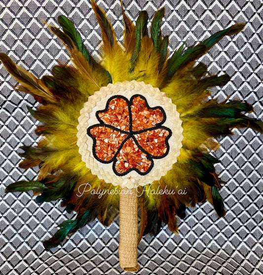 Polynesian Hand Fan